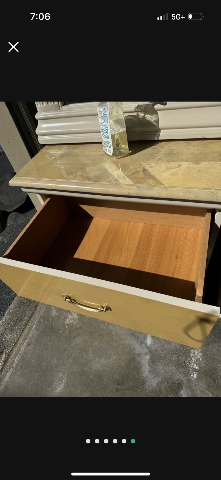 Royal Empire Night Stand Mirror And Bed Backboard