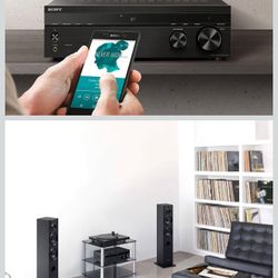 Sony STRDH190 2-ch Home Stereo Receiver with Phono Inputs & Bluetooth Black