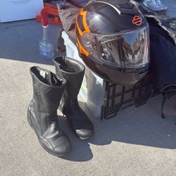 Harley Helmet Jacket Pants New Boots 