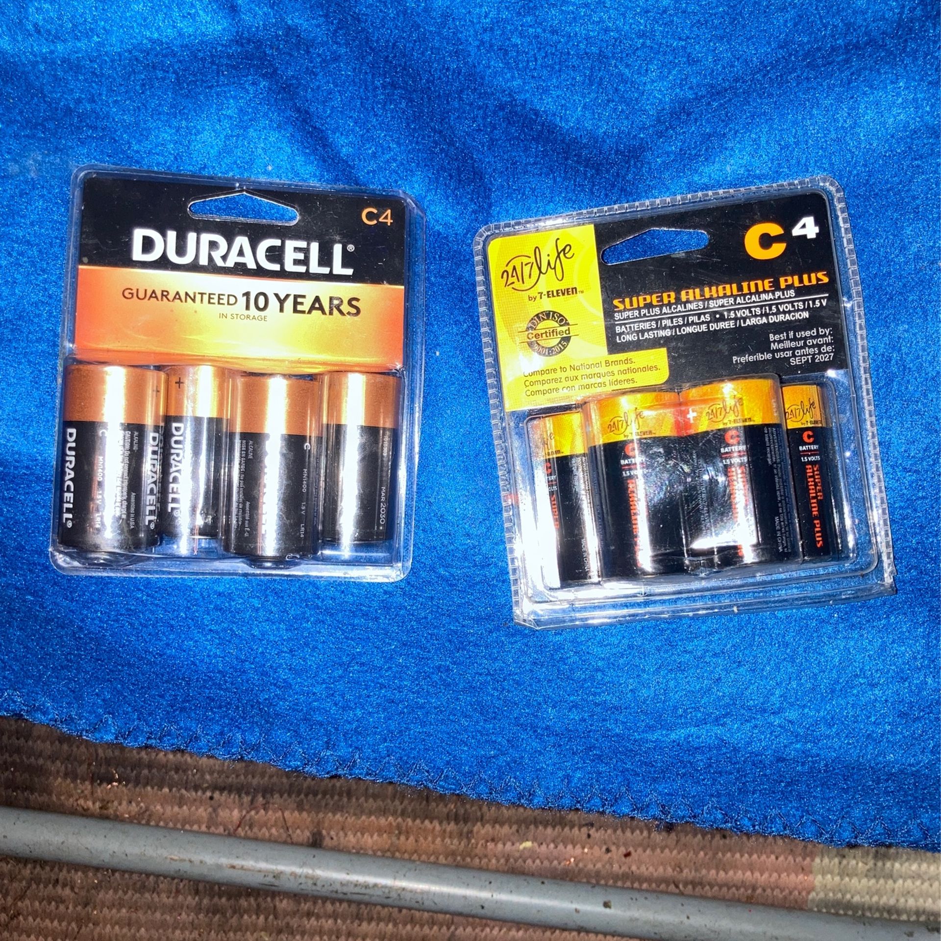 Brand New C Alkaline Batteries (2packs)