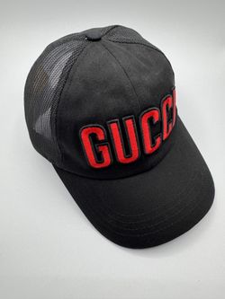 Black Gucci Red Tucker Hat