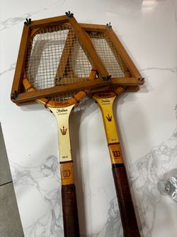 Wilson Jack Kramer Autograph Vintage Wood Tennis Rackets