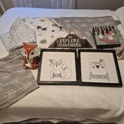 Child's Bed Ensemble WOODLAND THEME