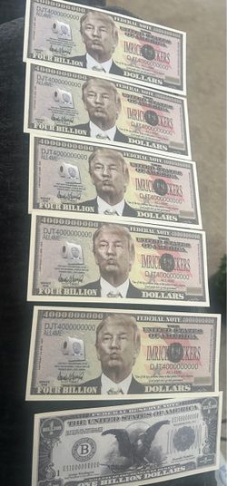 Novelty Money - Trump