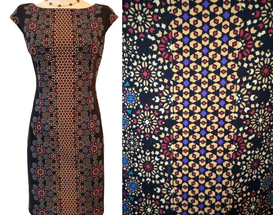 NY&Co Cap Sleeve Shift Dress Size 6