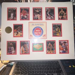 VINTAGE 2 SET USA BASKETBALL DREAM TEAM CARDS MINT CONDITION 
