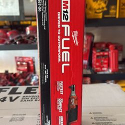 Milwaukee m12 Rachet fuel 3/8  Tool only ( charger and battery sold separately)