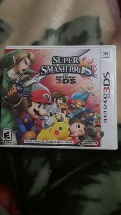 Super Smash Bros 3ds-Box Only