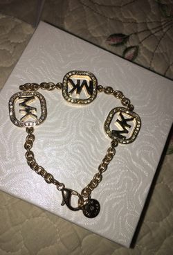 Gold plated mk bracelet new