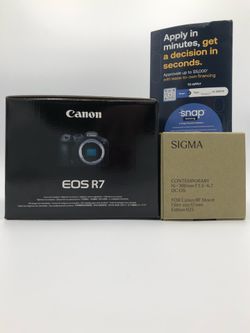 Canon EOS R7 Camera with Sigma 16-300mm lens for Canon RF - 07/01 Sale! (Located In Downey, CA)
