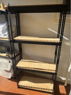 2 of Metal frame shelf