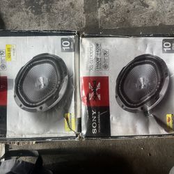 Sony 10inch Subwoofers