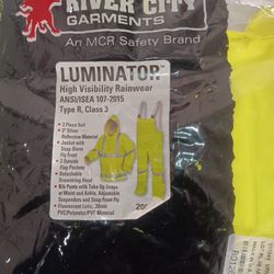 Men's Size 2XL,  River City Safety Garment Set 