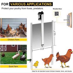 Kits Infrared Sensor Automatic Chicken Coop Door Opener, 1 Count