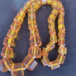 amber necklace from Russia 
