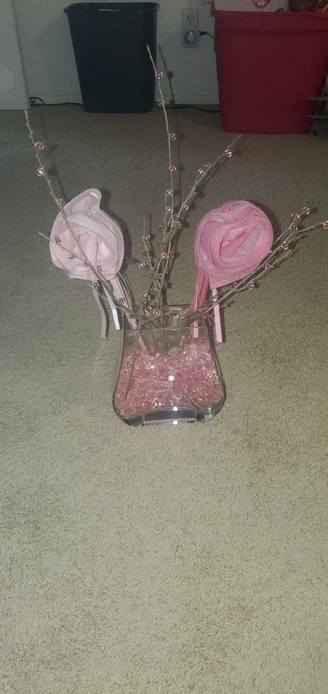 Pink Flower Decor
