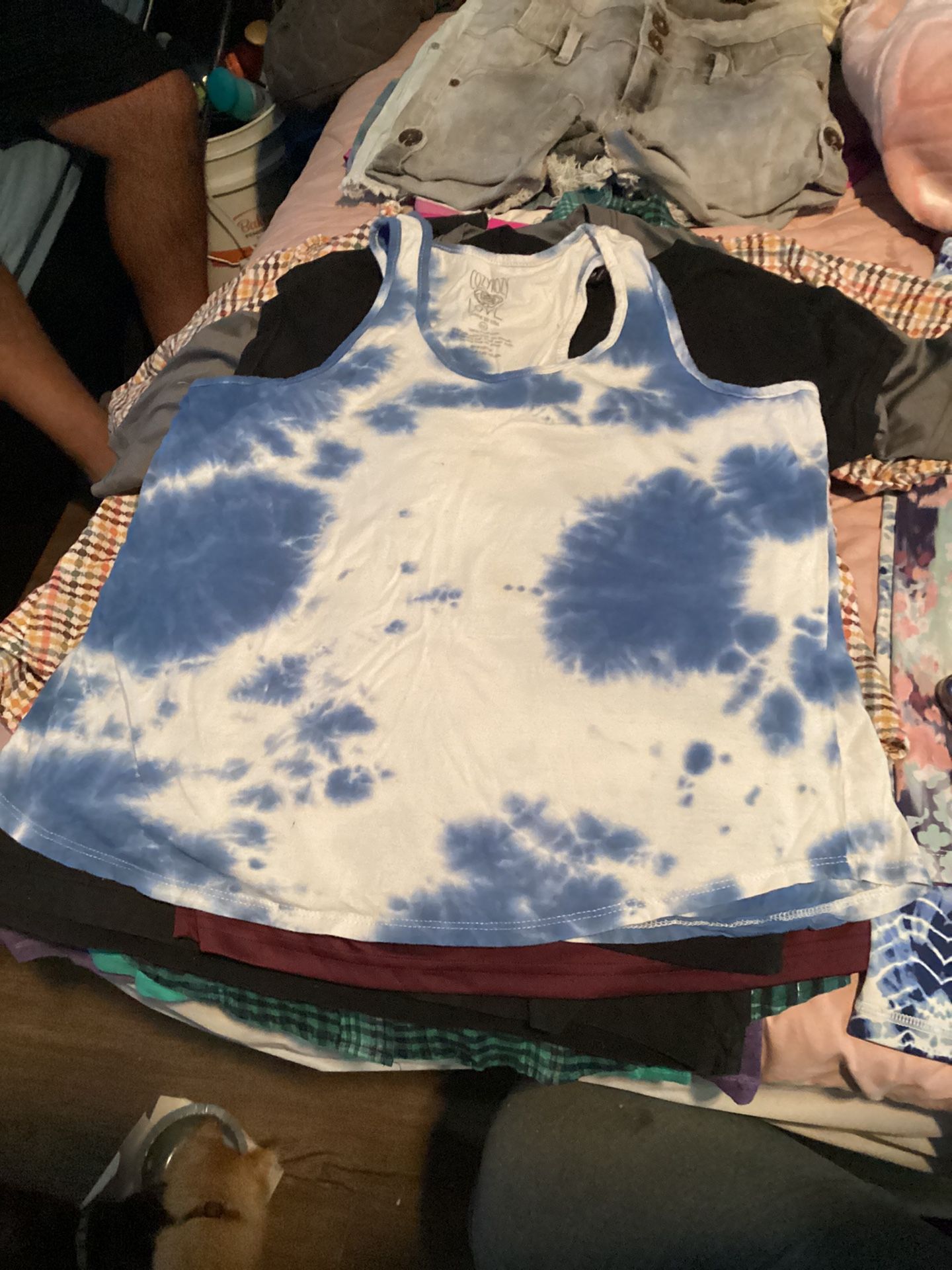 Blue Tye Dye Shirt