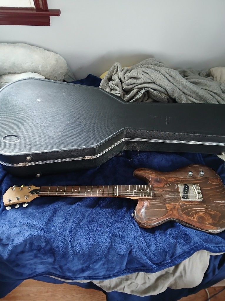 Parts caster Tele and Hardshell Case