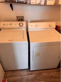 Maytag washer and dryer