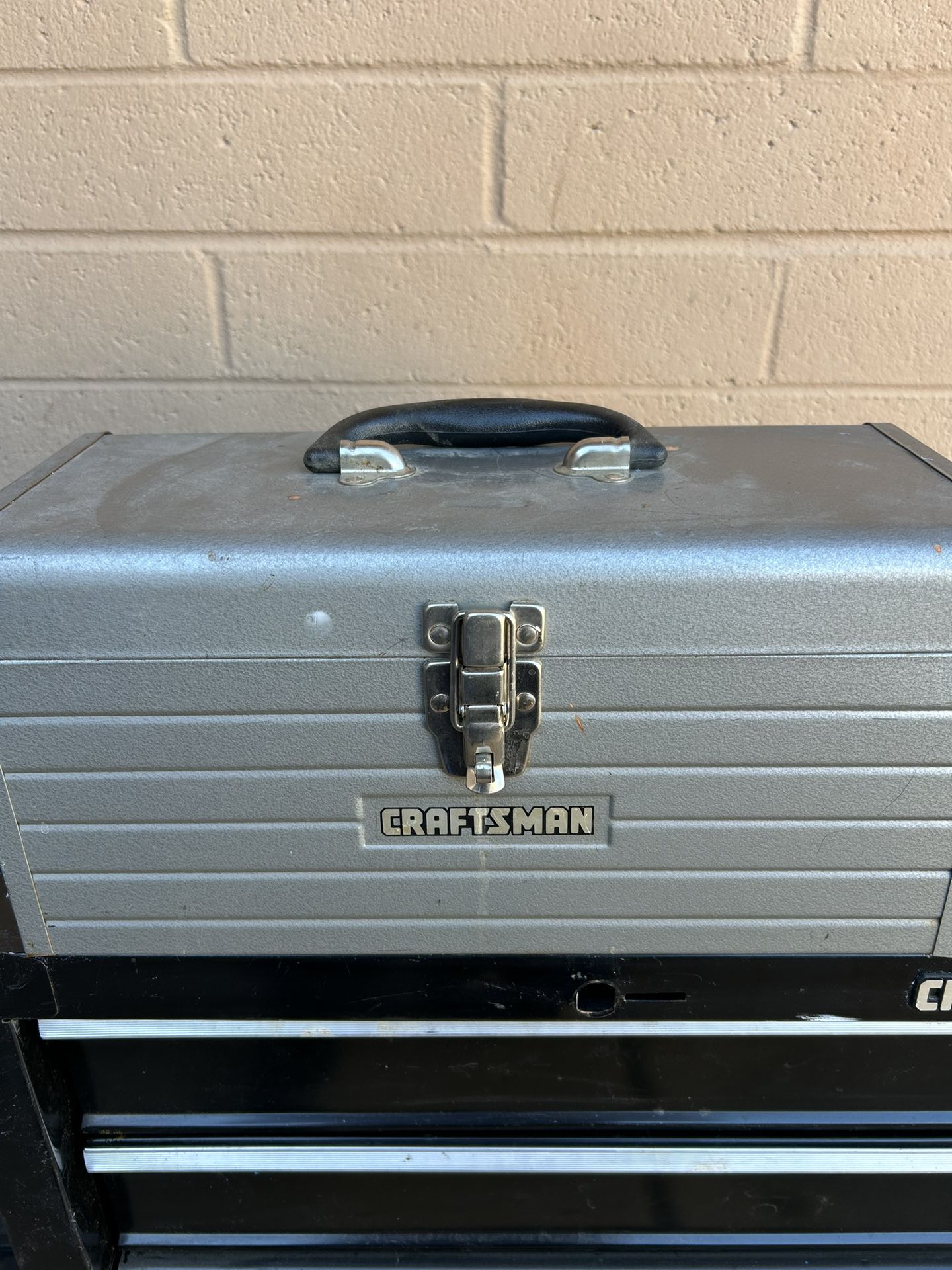 Vintage Craftsman Metal Mechanics Tool Box 