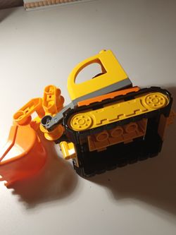 Lego Duplo Excavator and figure