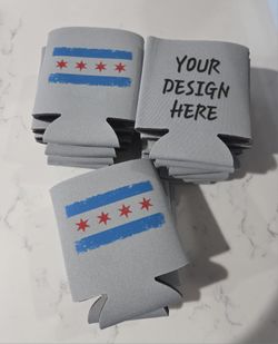 Custom Can Cooler/koozie $4 Ea. $5 For Double Sided (Purchase Minimum Of 4)