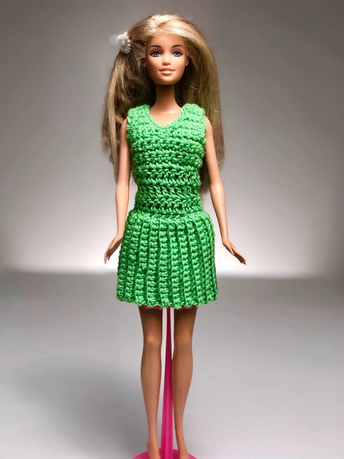 Green Dress For Barbie 