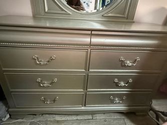Dresser with mirror