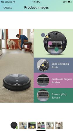 iRobot Roomba 692 Robot Vacuum Wi-Fi Connectivity Works with Alexa