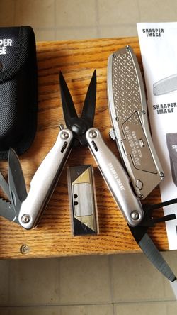 Sharper Image Utility Knife & Multi-Tool Set