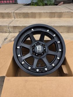 17" XD rims 17x9 matte black