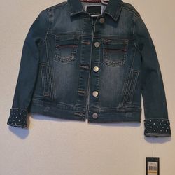 Tommy Hilfiger Jean Jacket Size Child Small(7)