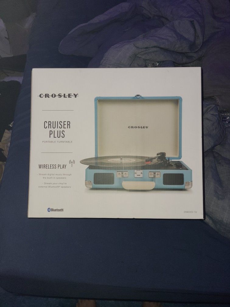 Unused Portable Crosley Record Player