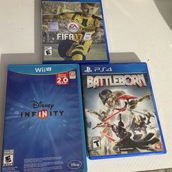PS4 and Wii U Video Game Collection