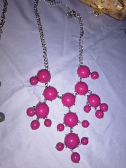 Pink Bead Necklace
