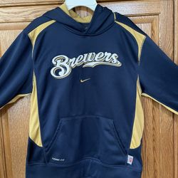 Youth Nike Milwaukee Brewers Pullover Hoodie