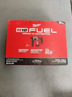 M18 FUEL 18V Lithium-Ion Brushless Cordless 1 in. SDS-Plus Rotary Hammer (Tool-Only)