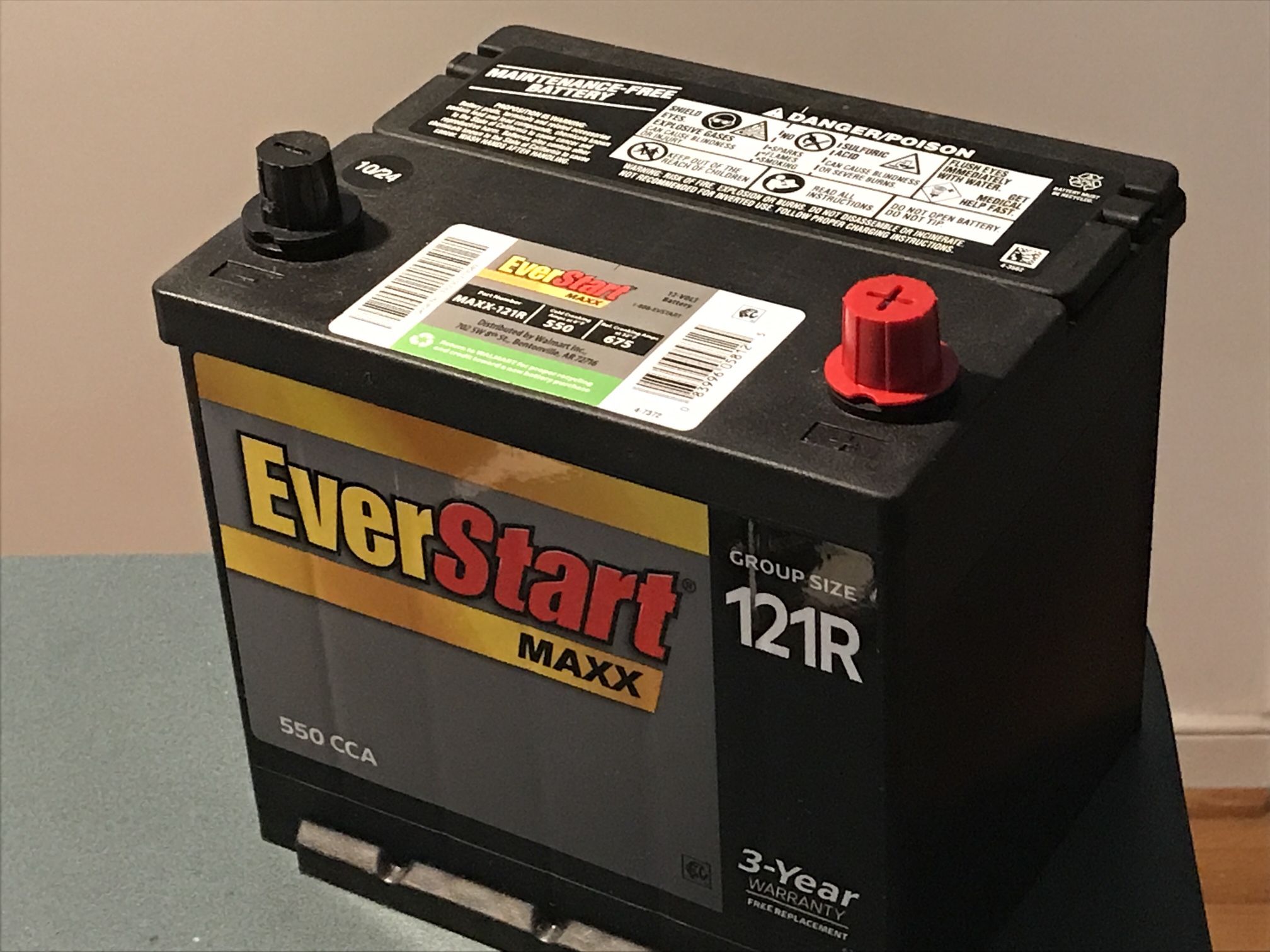 Car Battery For Kia, Hyundai, Chevy Group 121R , new