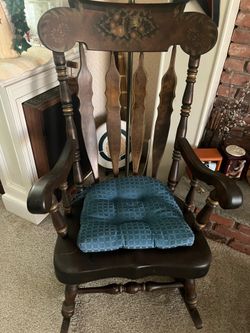 Mahogany rocking chair