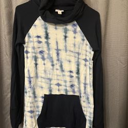 Lularoe Hooded Shirt W/ Pocket 