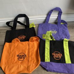 Traders Joe Trick Or Treats Canvas Tote Bag