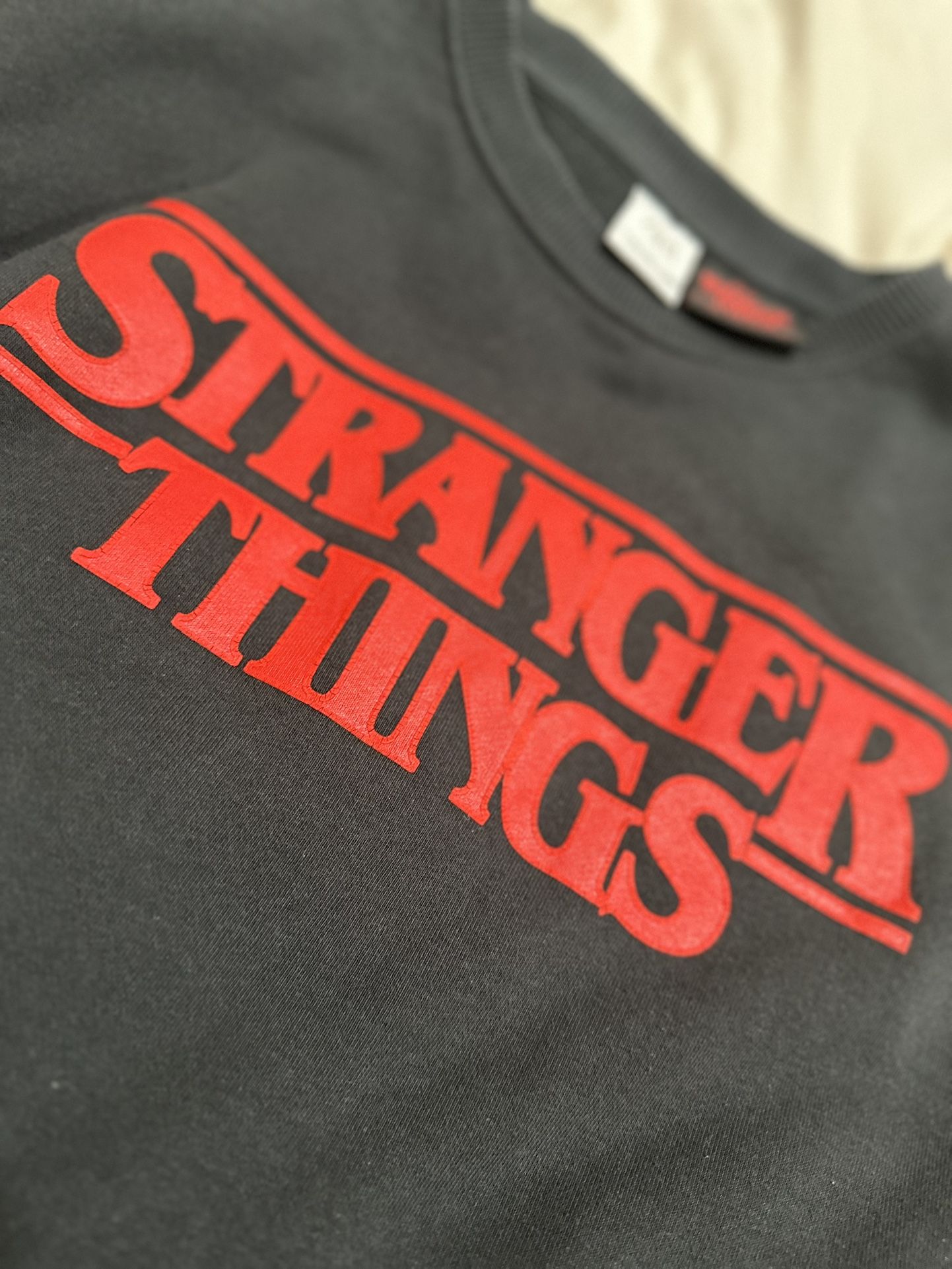 Stranger Things ZARA Limited Edition Crew Neck Sweater & Long Sleeve T- Shirt Kids Size L