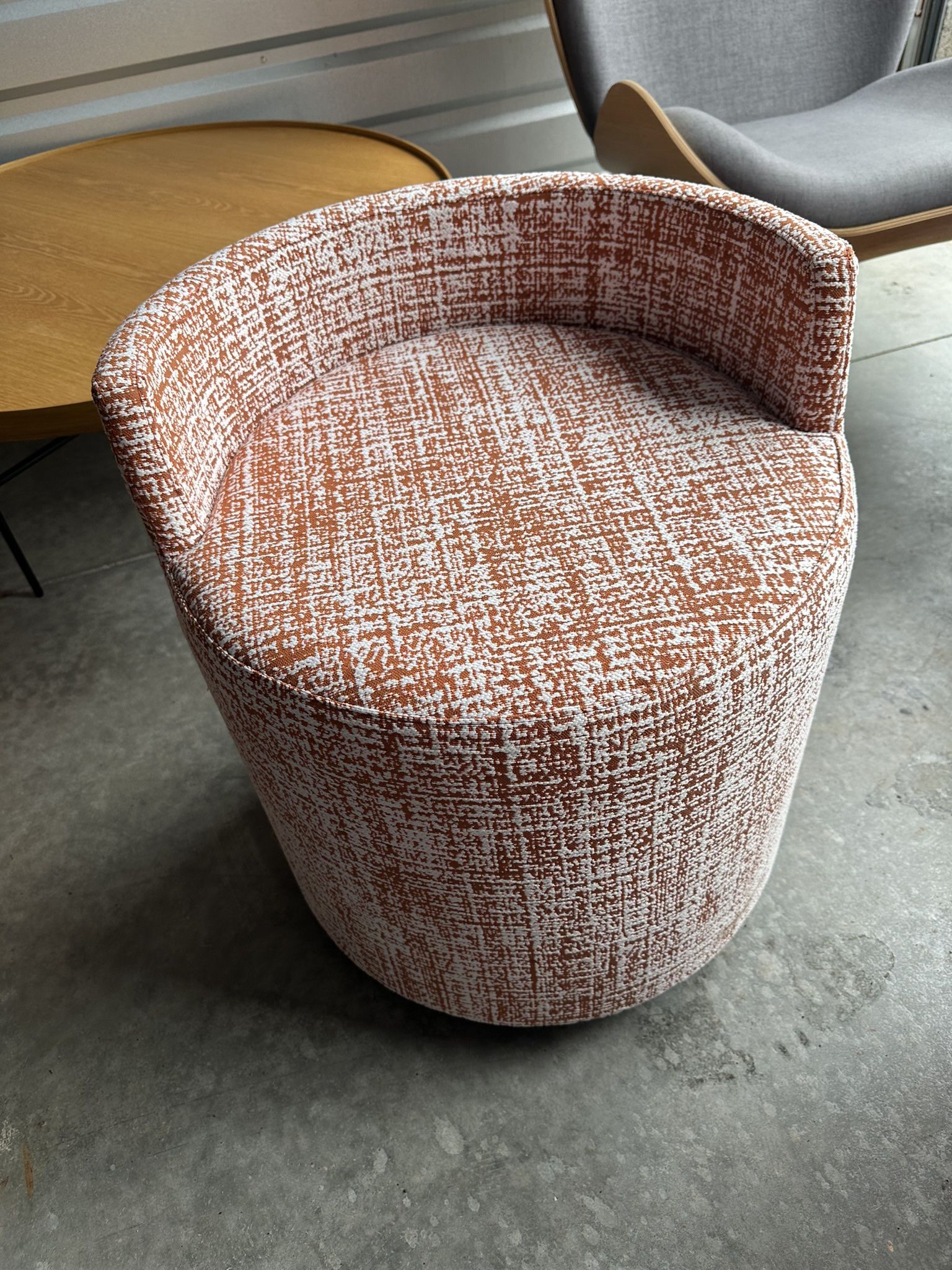 OFS Boost Mini Round Ottoman w/Small Back