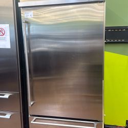 KitchenAid 36” built in refrigerator 
