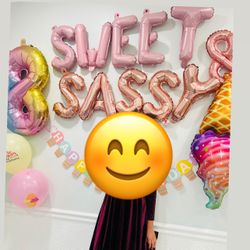 8th Birthday Decor 