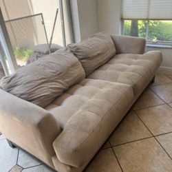 Large Tan Couch 