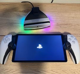PlayStation Portal + PowerA Lumectra Charging Station