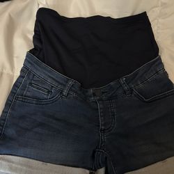 Maternity Shorts Denim