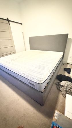King Mattress & Bedframe (from Living Spaces)