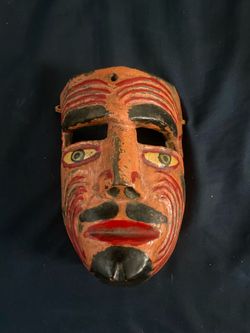Wooden face mask